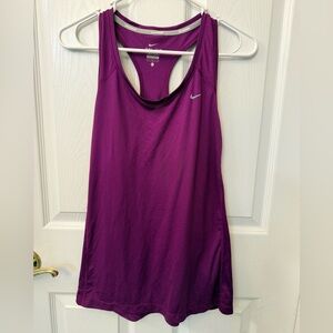 Nike Dri-Fit Women's Purple Racerback Tank Top